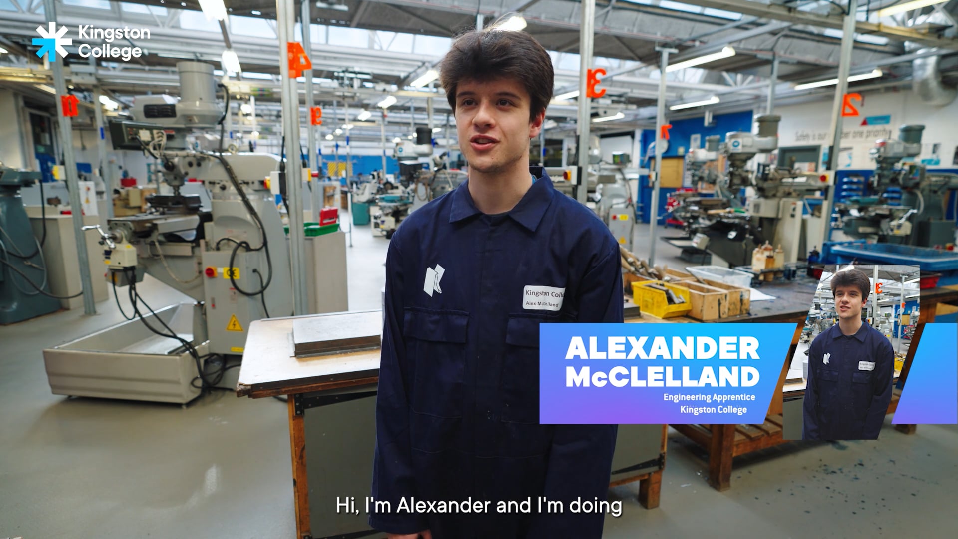 Alex, Engineering Technician Apprentice at Kingston College, employed by National Physical Laboratory Ltd (NPL)