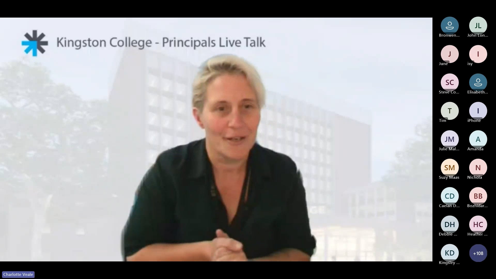 Principals Live Talk
