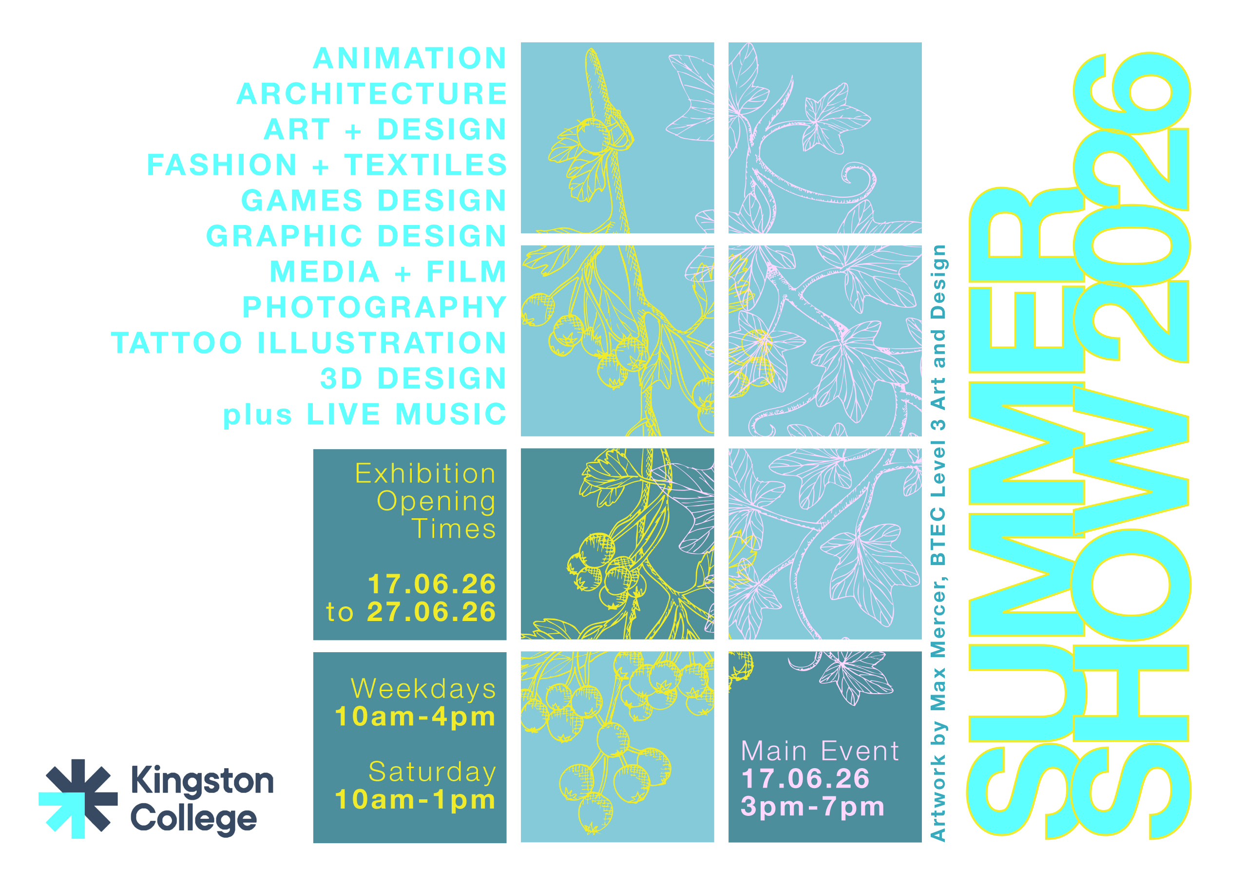 Kingston College Summer Show 2026
