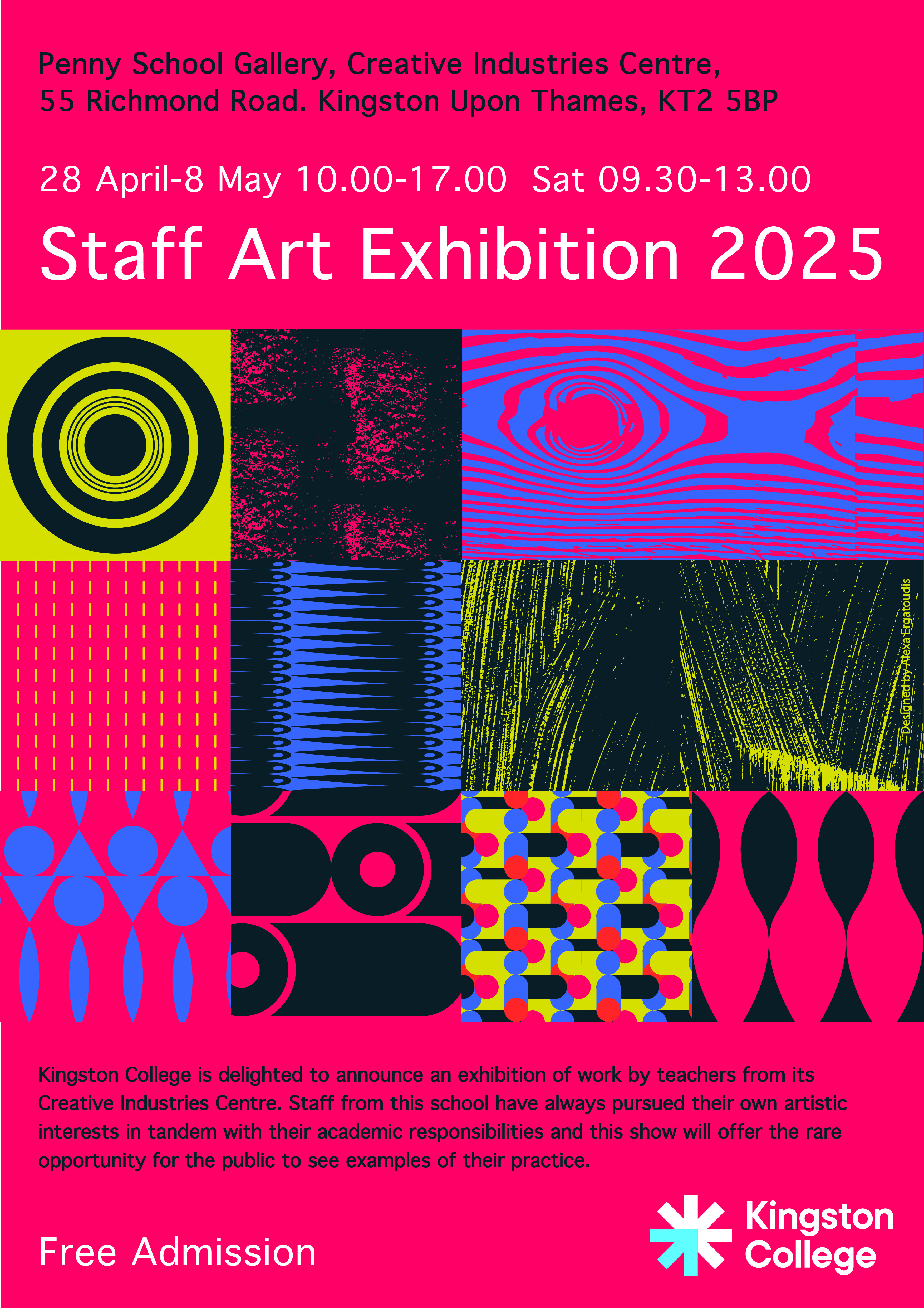 Staff exhibition A3 Poster copy