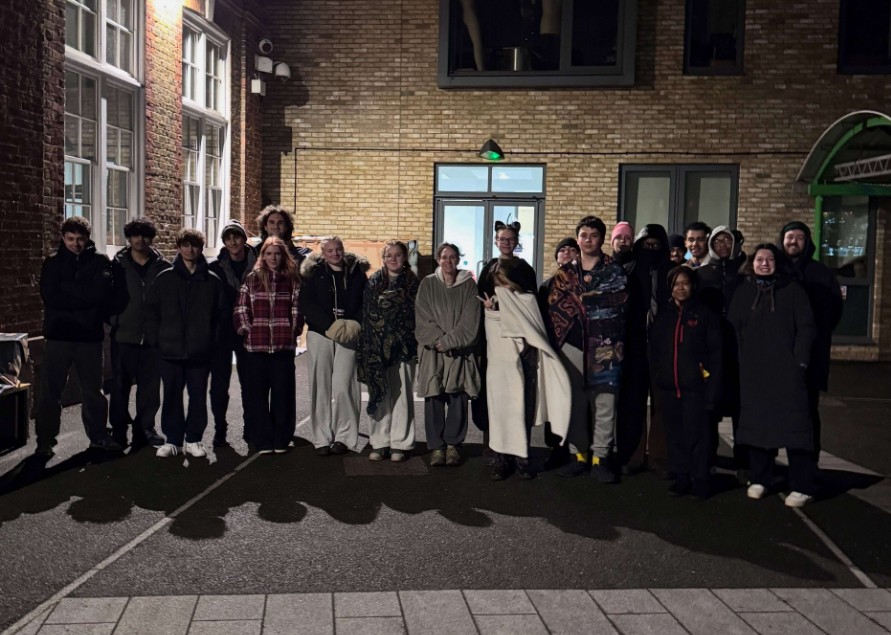 3D Design students raise over £800 for local animal rescue charity through overnight sleep out