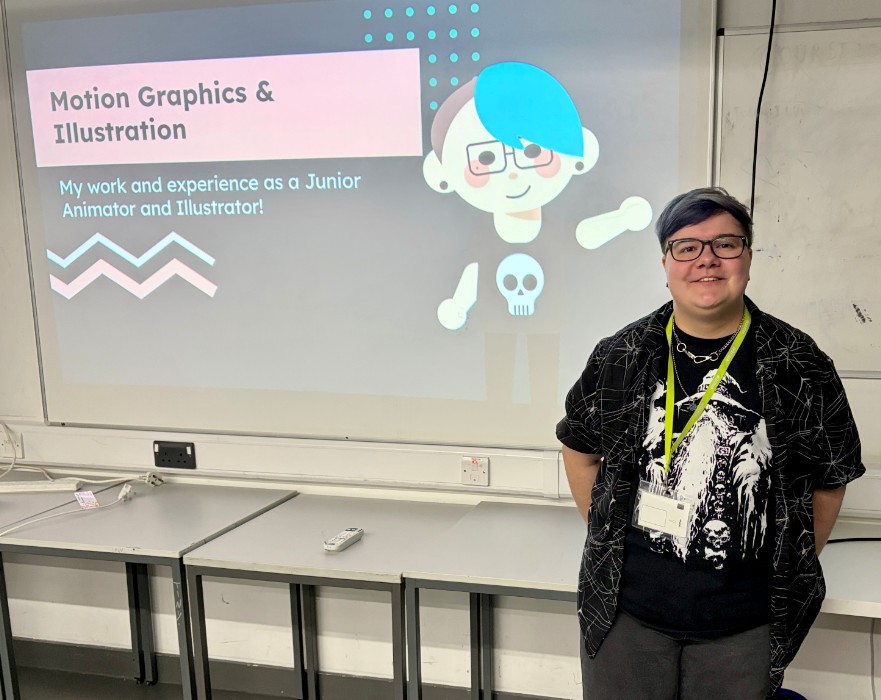 Animation alumni returns to Kingston College to share industry success