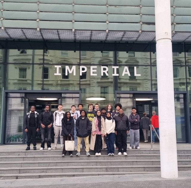 Engineering students inspired by visit to Imperial College London