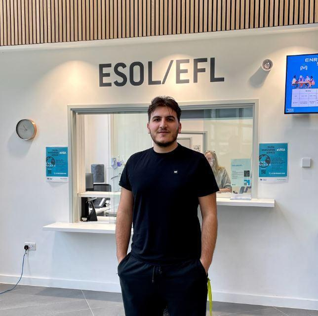 Meet former ESOL student, Ermir, who made friends for life at Kingston College, and is now studying BSc Finance at University of Westminster