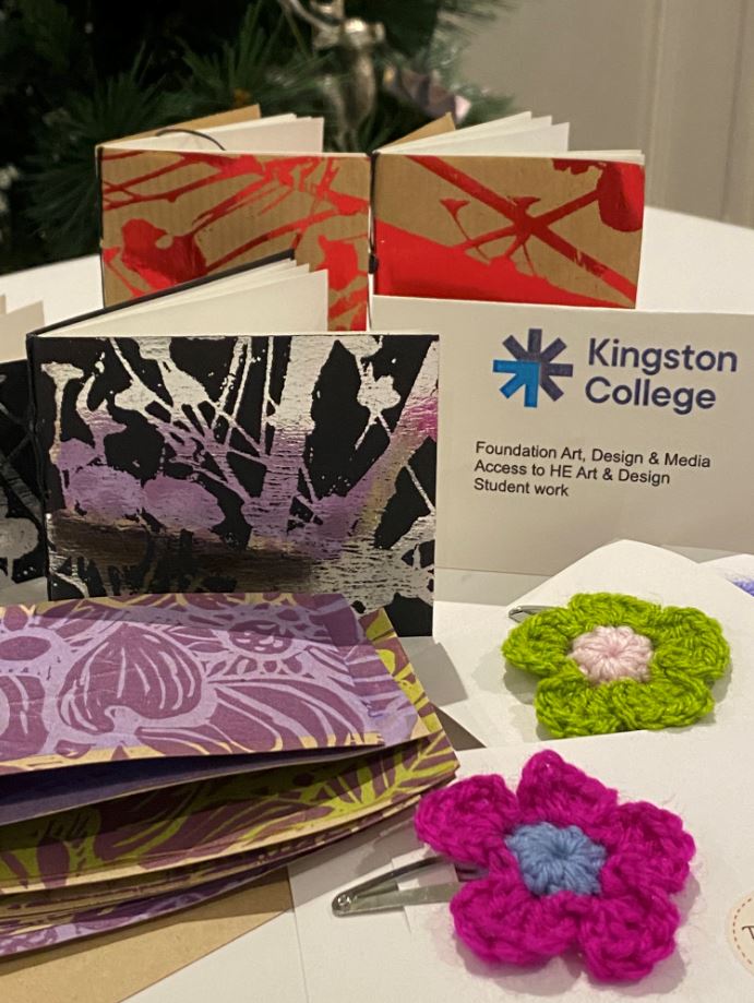 Art & Design students exhibit mini artworks at Kingston Market House 